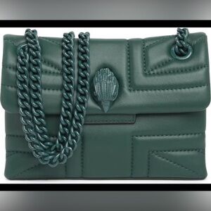 KURT GEIGER LONDON Leather Mini Kensington Union Jack Shoulder Bag